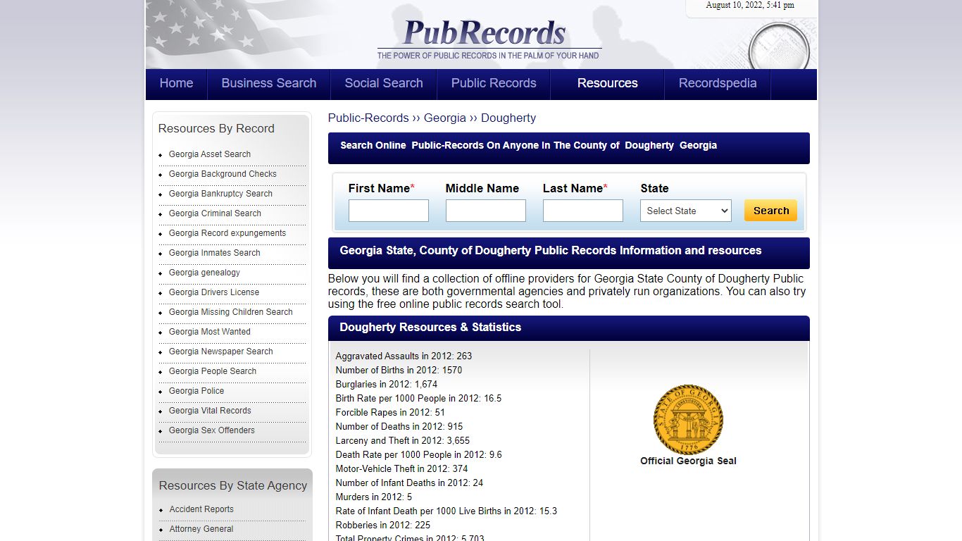 Dougherty County, Georgia Public Records